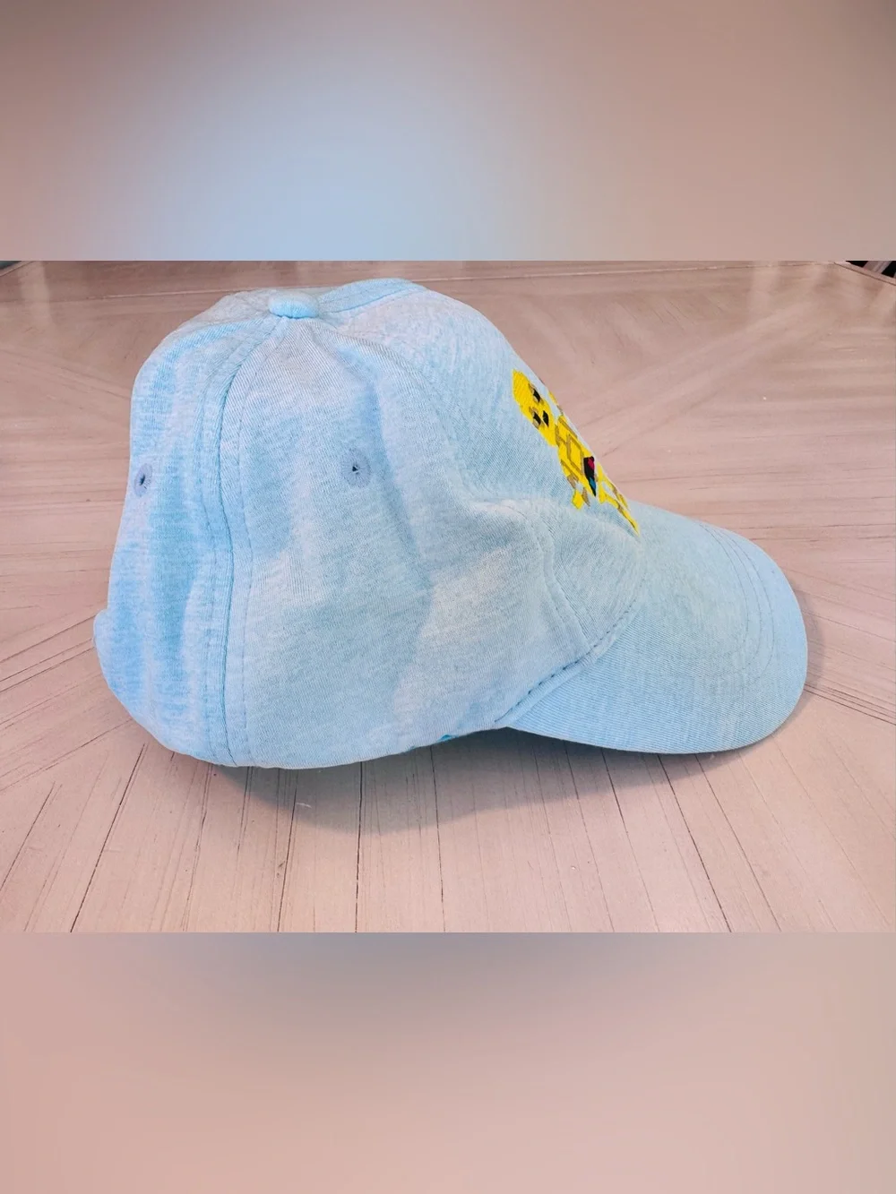 Star Wars C-3PO & R2-D2 Pixel Art Baseball Cap Hat Blue - OSFM